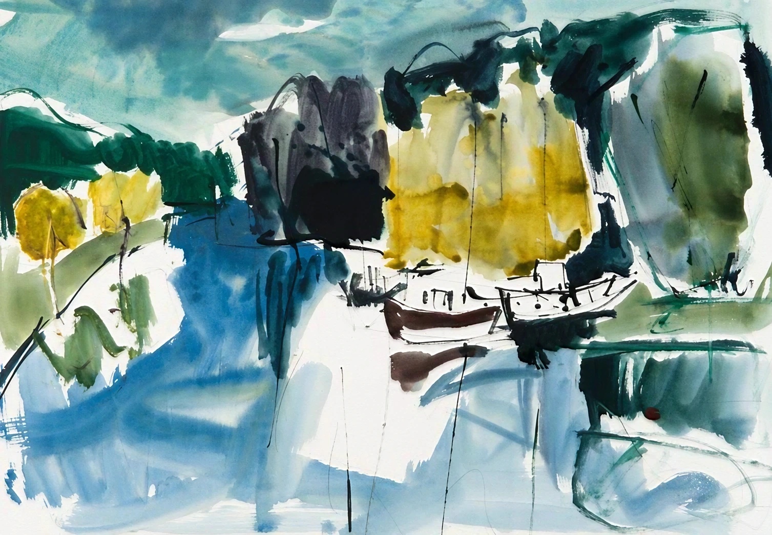 Aquarel van Johan Meeske, 2016 – 2017.