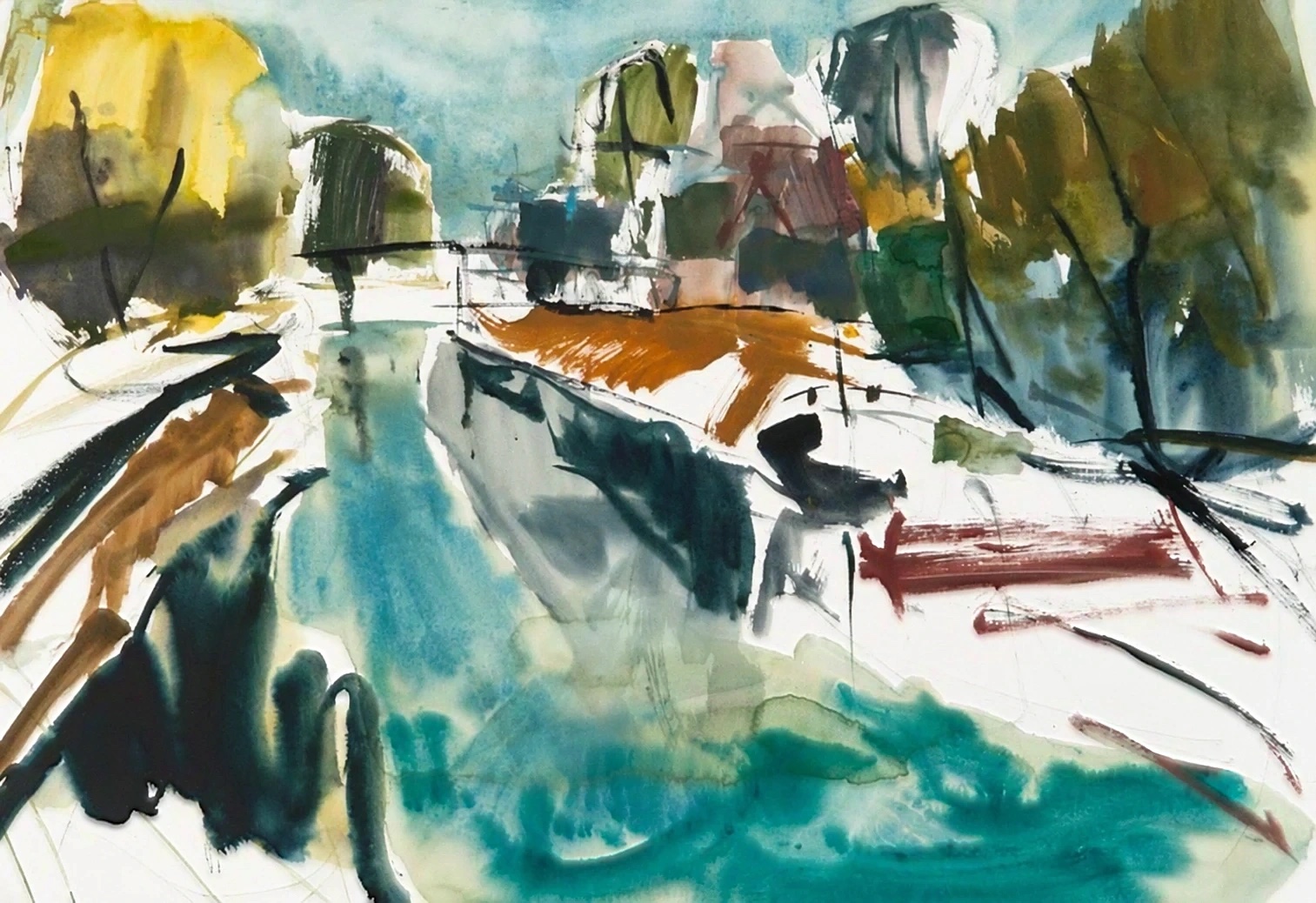 Aquarel van Johan Meeske, 2016 – 2017.