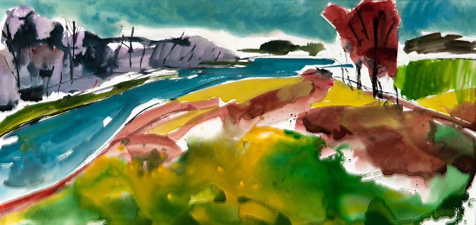 Aquarel van Johan Meeske, 2016 – 2017.