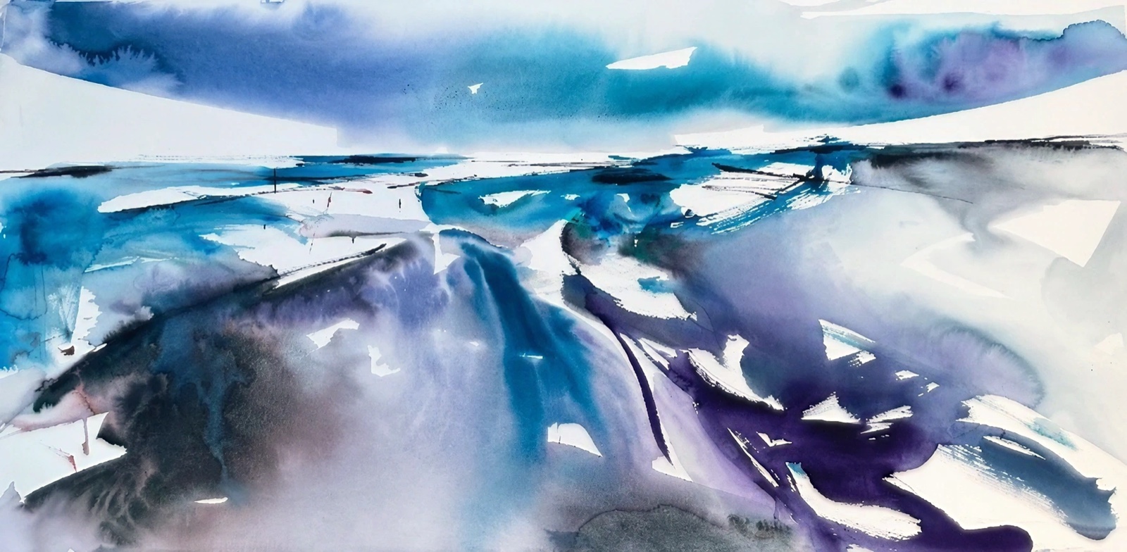 Aquarel van Johan Meeske, 2025 – 2026.