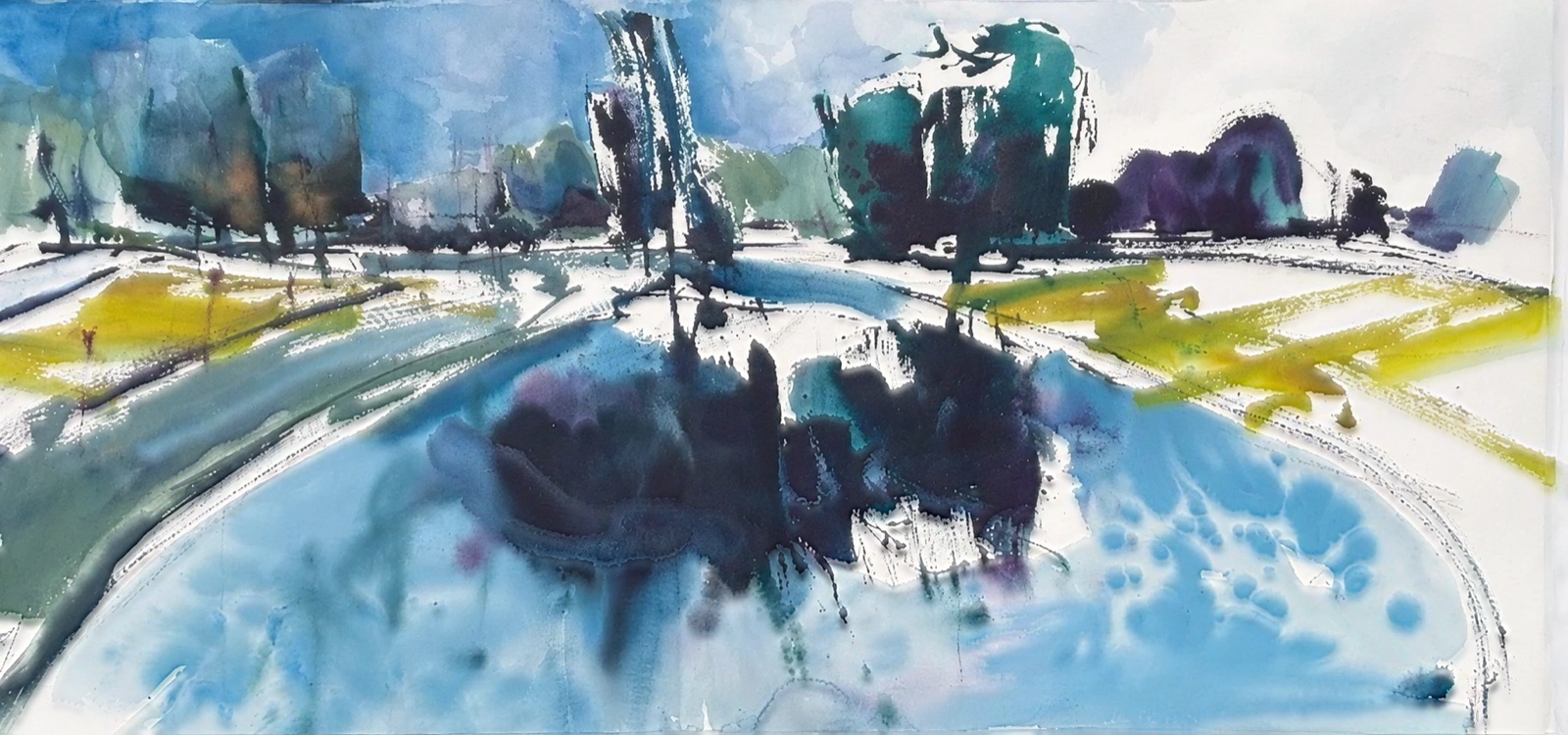 Aquarel van Johan Meeske, 2025 – 2026.